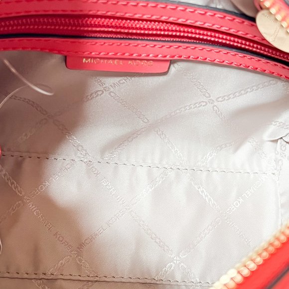 Michael Kors Blaire XS Duffle Satchel Shoulder Crossbody Bag MK Dahlia - Picture 12 of 15